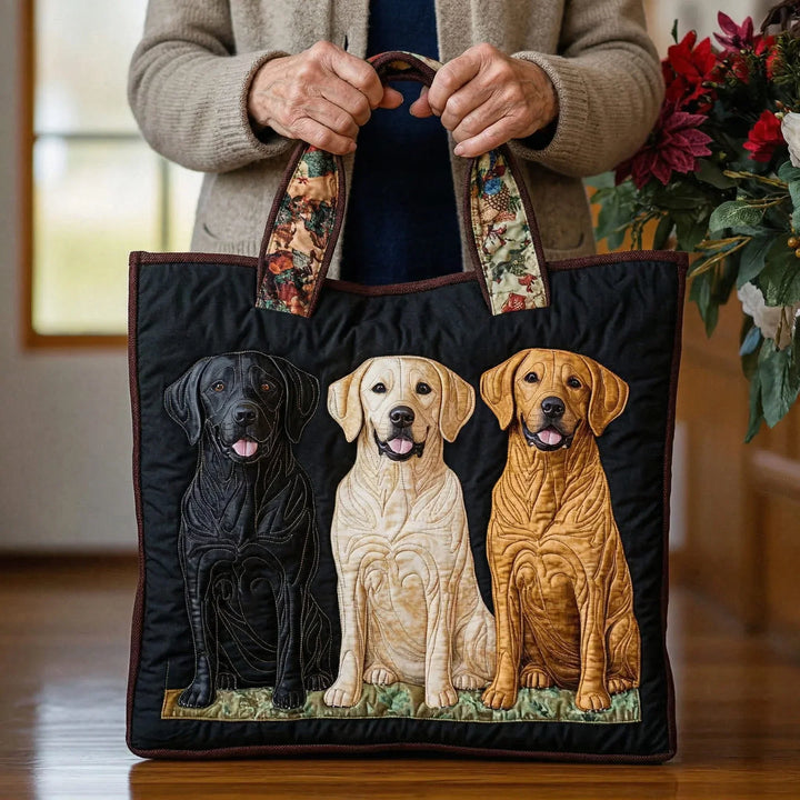 Ručně vyráběná taška - Tři labradoři