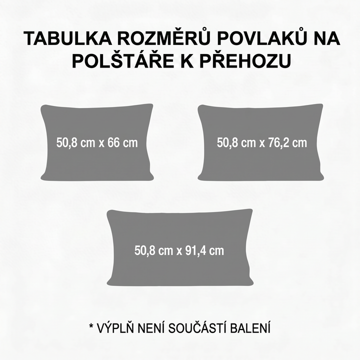 Prošívaný povlak na polštář - Mrazivé ráno