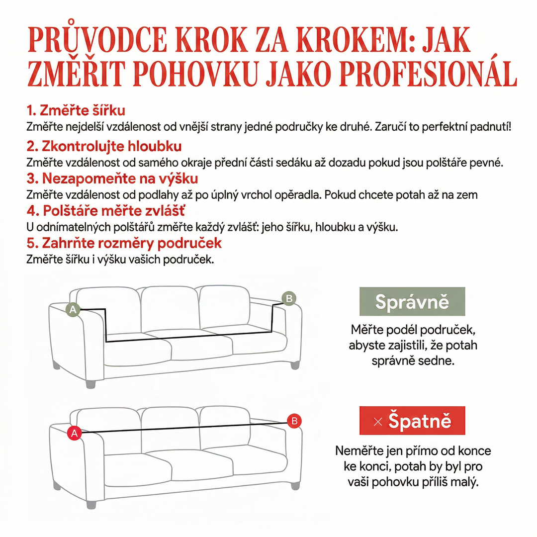 Prošívaný potah na pohovku Nebeský strom